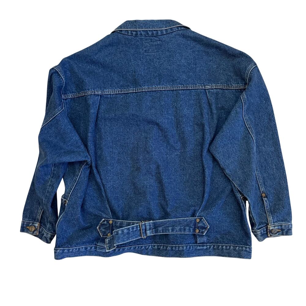 Vintage 90s Venezia Sportswear Denim Jacket Men’s 2XL 3XL Trucker Jean Coat Y2K - Picture 5 of 12